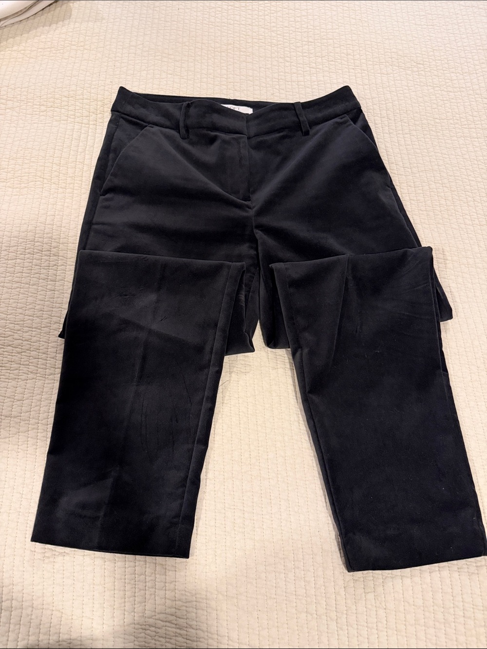Classic Black Straight-Leg Women's Pants